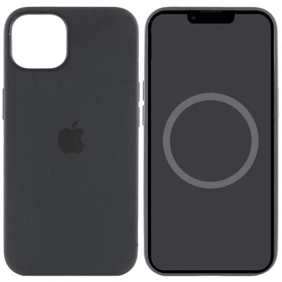 Чохол Silicone case (AAA) full with Magsafe для Apple iPhone 15 Pro Max (6.7") Чорний / Black (265997) 265997 фото