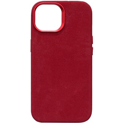 Чохол Denim with MagSafe для Apple iPhone 15 (6.1") Red (266748) 266748 фото