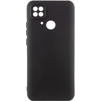 Чохол Silicone Cover Lakshmi Full Camera (AAA) для Xiaomi Redmi 10C Чорний / Black (264037) 264037 фото