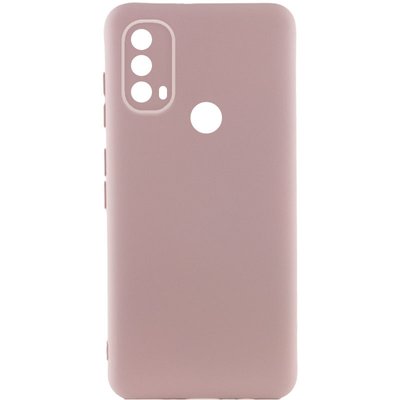 Чохол Silicone Cover Lakshmi Full Camera (A) для Motorola Moto E40 Рожевий / Pink Sand (272149) 272149 фото