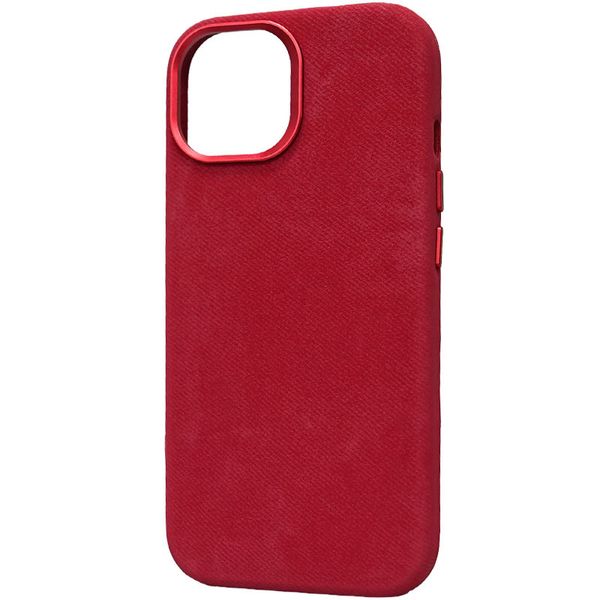 Чохол Denim with MagSafe для Apple iPhone 15 (6.1") Red (266748) 266748 фото