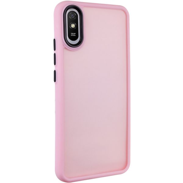 Чохол TPU+PC Lyon Frosted для Xiaomi Redmi 9A Pink (265598) 265598 фото