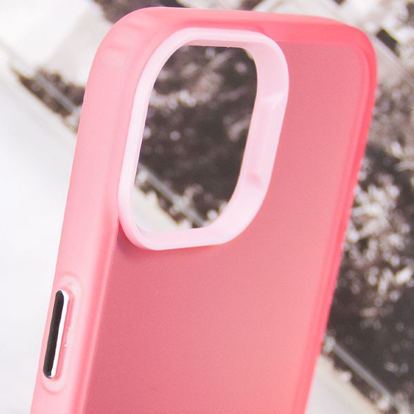 TPU+PC чохол Magic glow with protective edge для Apple iPhone 12 Pro Max Pink (264148) 264148 фото