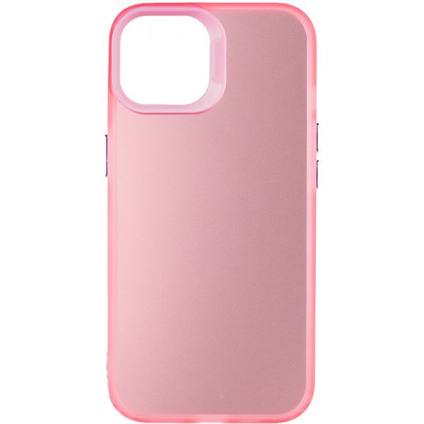 TPU+PC чохол Magic glow with protective edge для Apple iPhone 12 Pro Max Pink (264148) 264148 фото