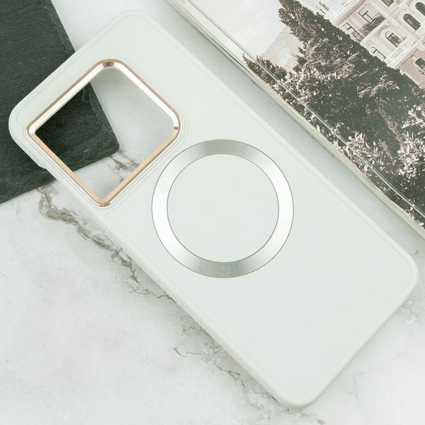 TPU чохол Bonbon Metal Style with MagSafe для OnePlus 10 Pro Білий / White (258509) 258509 фото