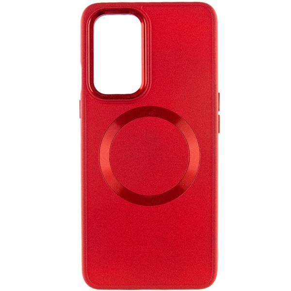 TPU чохол Bonbon Metal Style with MagSafe для OnePlus 9 Червоний / Red (258527) 258527 фото