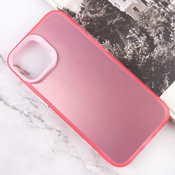 TPU+PC чохол Magic glow with protective edge для Apple iPhone 12 Pro Pink (264140) 264140 фото