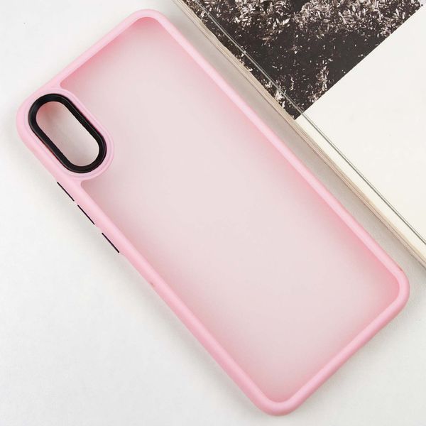 Чохол TPU+PC Lyon Frosted для Xiaomi Redmi 9A Pink (265598) 265598 фото