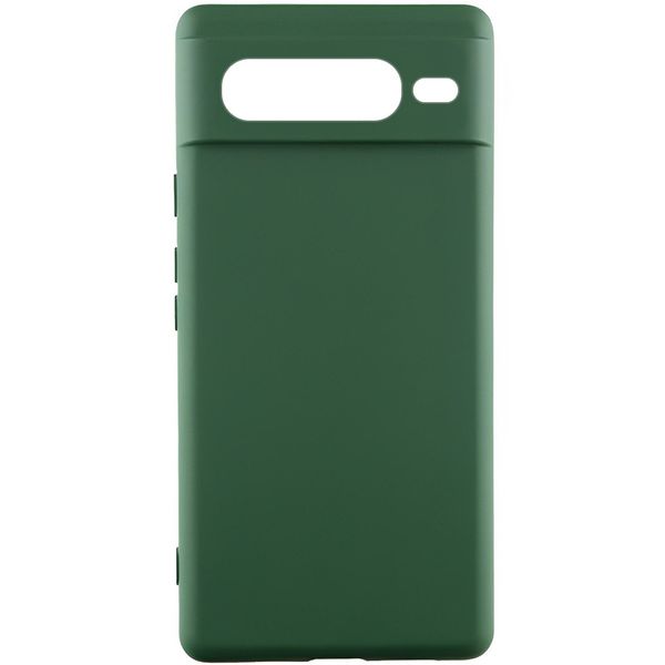 Чохол Silicone Cover Lakshmi (A) для Google Pixel 7 Pro Зелений / Dark green (267023) 267023 фото