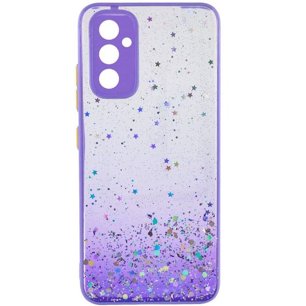 TPU чохол Spangle star з захистом камери для Samsung Galaxy A54 5G Бузковий (258939) 258939 фото