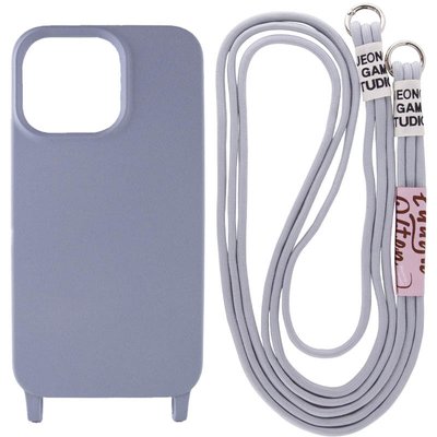 Чохол Cord case з довгим кольоровим ремінцем для Apple iPhone 11 Pro Max (6.5") Сірий / Stone (224827) 224827 фото