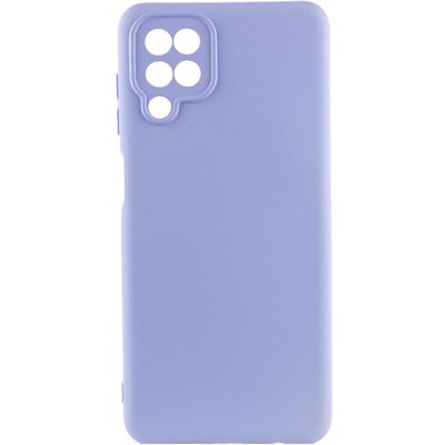 Чехол Silicone Cover Lakshmi Full Camera (A) для Samsung Galaxy A12 / M12 Сиреневый / Dasheen (212683) 212683 фото