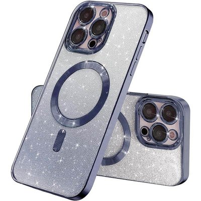 TPU чохол Delight case with MagSafe з захисними лінзами на камеру для Apple iPhone 12 Pro Сірий / Lavender Gray (261326) 261326 фото