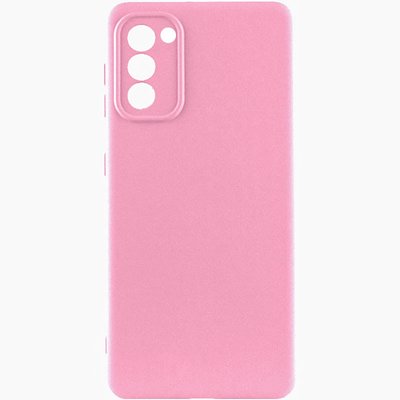Чохол Silicone Cover Lakshmi Full Camera (AAA) для Samsung Galaxy S20 FE Рожевий / Light pink (263896) 263896 фото