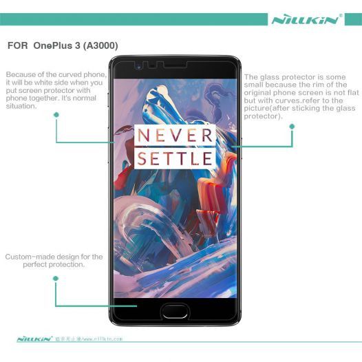 Захисна плівка Nillkin Crystal для OnePlus 3 / OnePlus 3T Анти-відбитки (49078) 49078 фото