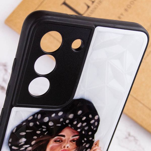 TPU+PC чохол Prisma Ladies для Samsung Galaxy S22+ Girl in a hat (262341) 262341 фото