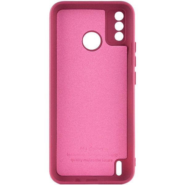 Чохол Silicone Cover My Color Full Camera (A) для TECNO Spark 6 Go Бордовий / Marsala (207148) 207148 фото