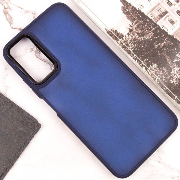 Чохол TPU+PC Lyon Frosted для Oppo A58 4G Navy Blue (265516) 265516 фото