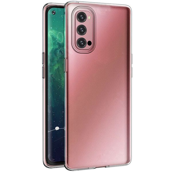 TPU чохол Epic Transparent 1,0mm для Oppo Reno 4 Безбарвний (прозорий) (146535) 146535 фото