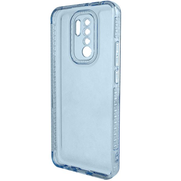 Чохол TPU Starfall Clear для Xiaomi Redmi 9 Блакитний (251193) 251193 фото