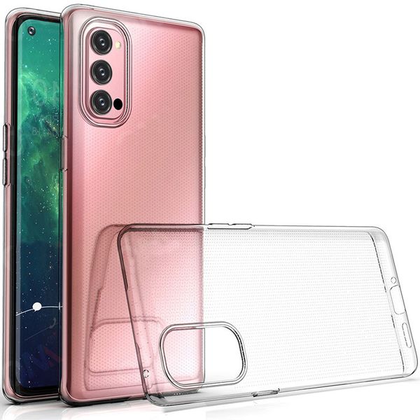 TPU чохол Epic Transparent 1,0mm для Oppo Reno 4 Безбарвний (прозорий) (146535) 146535 фото