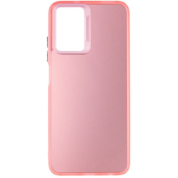 TPU+PC чохол Magic glow with protective edge для Xiaomi Redmi Note 10 Pink (264372) 264372 фото