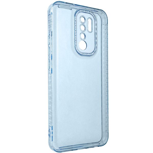 Чохол TPU Starfall Clear для Xiaomi Redmi 9 Блакитний (251193) 251193 фото