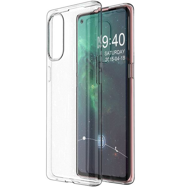 TPU чохол Epic Transparent 1,0mm для Oppo Reno 4 Безбарвний (прозорий) (146535) 146535 фото