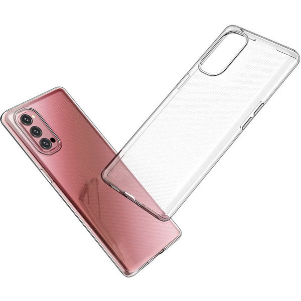 TPU чохол Epic Transparent 1,0mm для Oppo Reno 4 Безбарвний (прозорий) (146535) 146535 фото