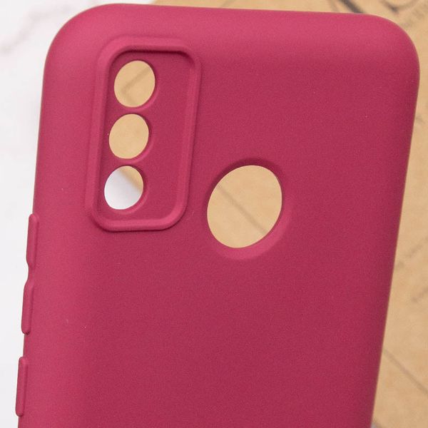 Чохол Silicone Cover My Color Full Camera (A) для TECNO Spark 6 Go Бордовий / Marsala (207148) 207148 фото