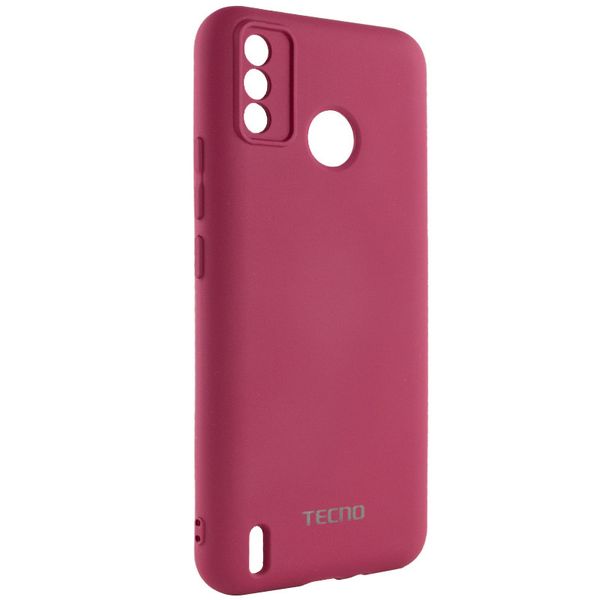 Чохол Silicone Cover My Color Full Camera (A) для TECNO Spark 6 Go Бордовий / Marsala (207148) 207148 фото