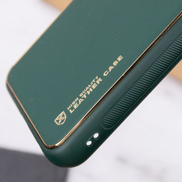 Шкіряний чохол Xshield для Xiaomi 14 Pro Зелений / Army green (273739) 273739 фото