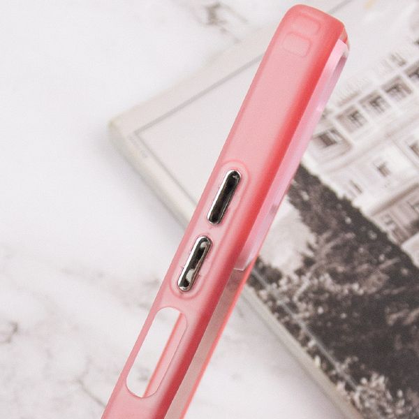 TPU+PC чохол Magic glow with protective edge для Xiaomi Redmi Note 10 Pink (264372) 264372 фото