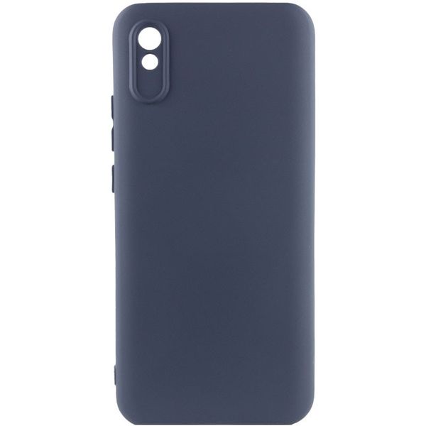 Чохол Silicone Cover Lakshmi Full Camera (AAA) для Xiaomi Redmi 9A Темно-синій / Midnight blue (264050) 264050 фото