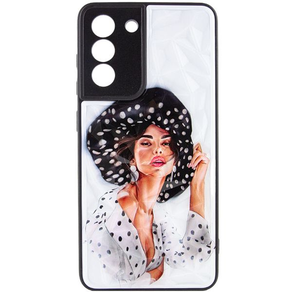 TPU+PC чохол Prisma Ladies для Samsung Galaxy S22+ Girl in a hat (262341) 262341 фото