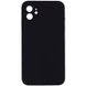 Silicone Case Square Full Camera Protective (AA) NOLOGO для Apple iPhone 11 (6.1") Черный / Black (285505) 285505 фото 1