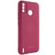 Чохол Silicone Cover My Color Full Camera (A) для TECNO Spark 6 Go Бордовий / Marsala (207148) 207148 фото 2