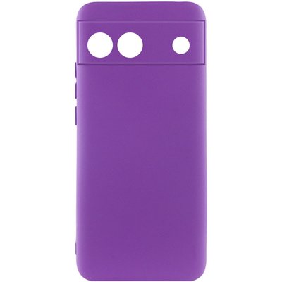 Чохол Silicone Cover Lakshmi Full Camera (A) для Google Pixel 6a Фіолетовий / Purple (263377) 263377 фото