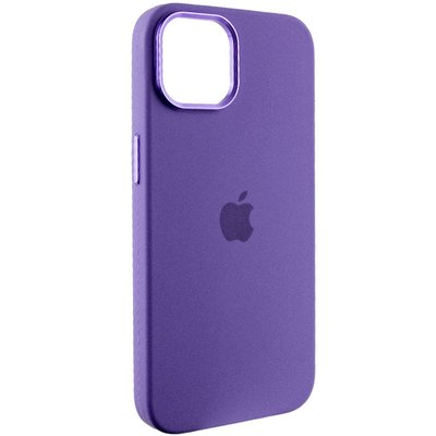 Чохол Silicone Case Metal Buttons (AA) для Apple iPhone 14 (6.1") Фіолетовий / Iris (256198) 256198 фото