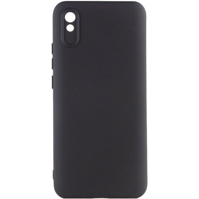 Чохол Silicone Cover Lakshmi Full Camera (AAA) для Xiaomi Redmi 9A Чорний / Black (264052) 264052 фото
