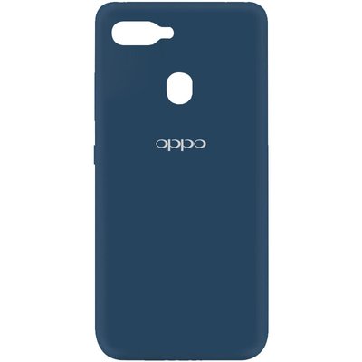 Чохол Silicone Cover My Color Full Protective (A) для Oppo A5s Синій / Navy blue (137899) 137899 фото