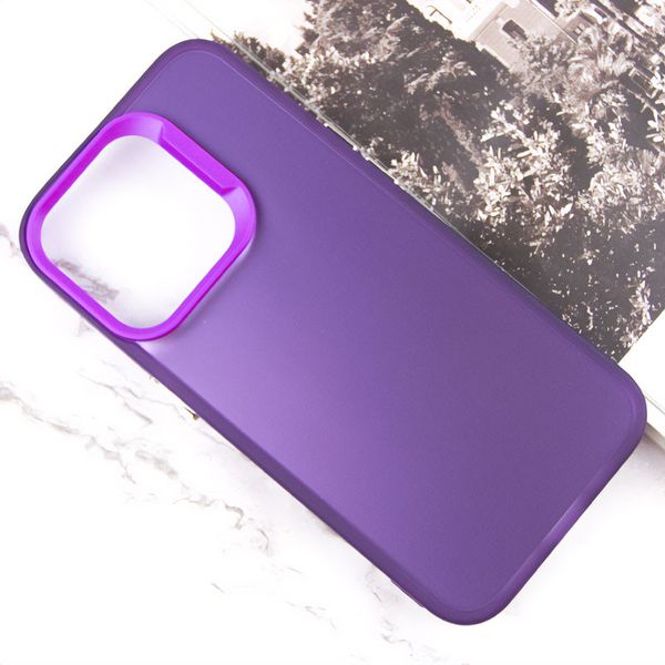 TPU+PC чохол Magic glow with protective edge для Apple iPhone 14 Pro Max (6.7") Purple (264190) 264190 фото