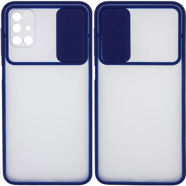 Чохол Camshield mate TPU зі шторкою для камери для Samsung Galaxy M31s Синій (146760) 146760 фото