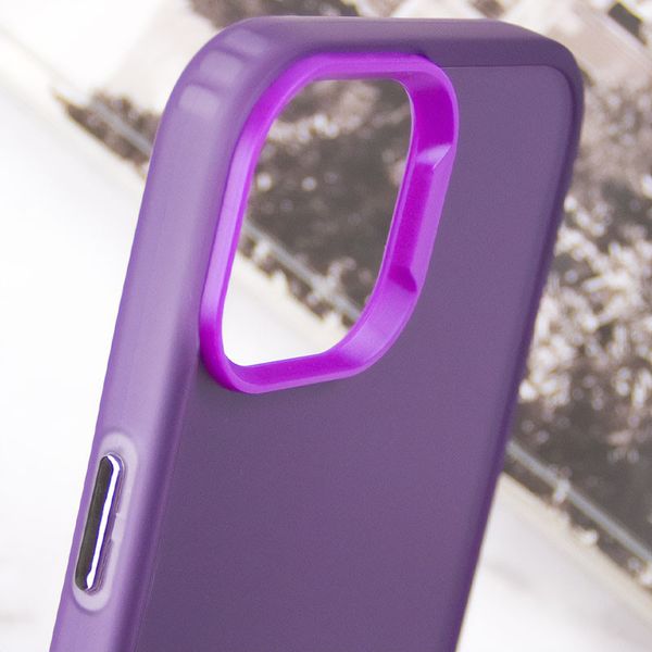 TPU+PC чохол Magic glow with protective edge для Apple iPhone 13 (6.1") Purple (264158) 264158 фото