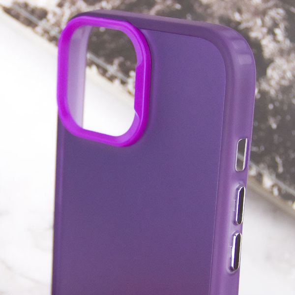 TPU+PC чохол Magic glow with protective edge для Apple iPhone 13 (6.1") Purple (264158) 264158 фото