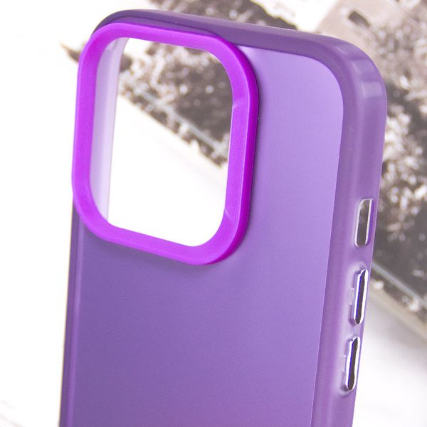 TPU+PC чохол Magic glow with protective edge для Apple iPhone 14 Pro (6.1") Purple (264182) 264182 фото