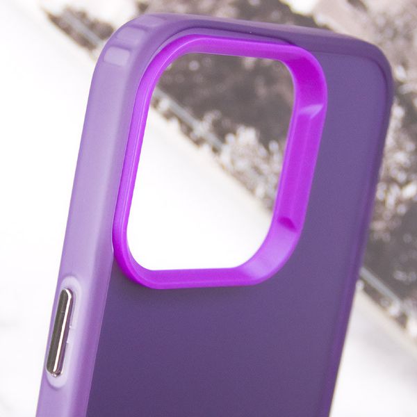 TPU+PC чохол Magic glow with protective edge для Apple iPhone 14 Pro (6.1") Purple (264182) 264182 фото