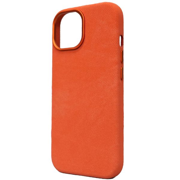 Чохол Denim with MagSafe для Apple iPhone 14 (6.1") Orange (266711) 266711 фото