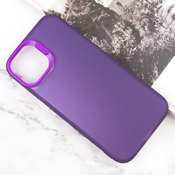 TPU+PC чохол Magic glow with protective edge для Apple iPhone 13 (6.1") Purple (264158) 264158 фото