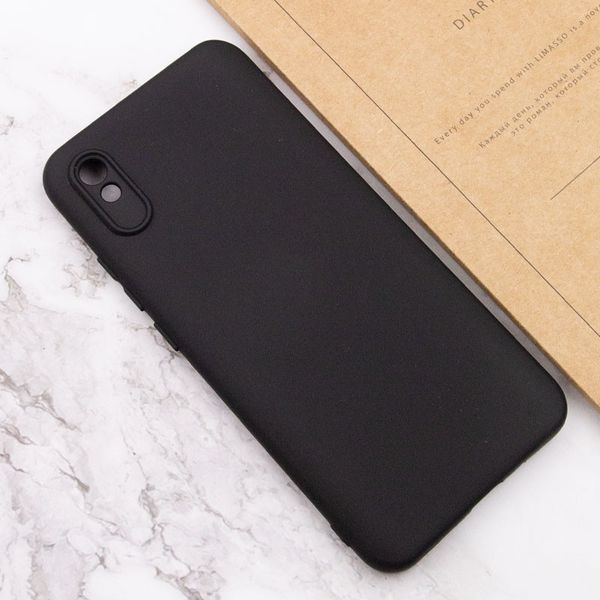 Чохол Silicone Cover Lakshmi Full Camera (AAA) для Xiaomi Redmi 9A Чорний / Black (264052) 264052 фото